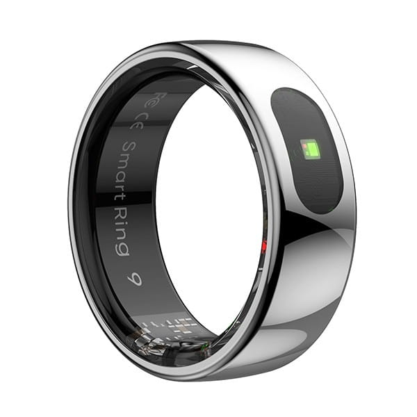 Smart RING PRO srebrny, zmierz stres, bicie serca, monitor. snu, roz .12, Powerton