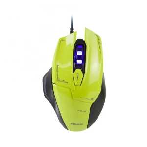 Mysz przewodowa, E-blue Mazer, zielona, optyczna, 2500DPI