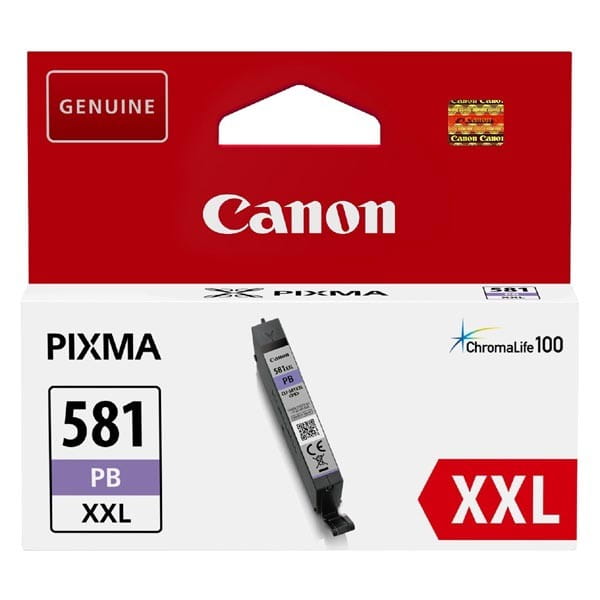Canon oryginalny ink / tusz CLI-581PB XXL, photo blue, 11.7ml, 1999C001, very high capacity, Canon PIXMA TR7550, TR8550, TS6150, T