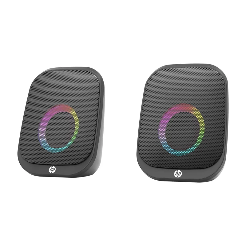 HP głośniki DHS-2113, 2.0, 6W, czarne, Bluetooth, podświetlanie