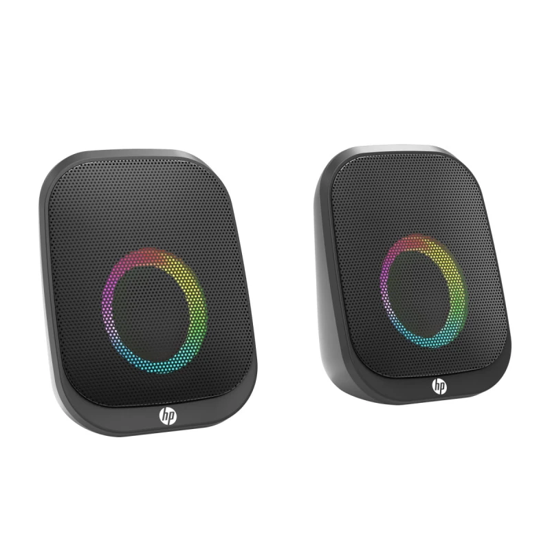 HP głośniki DHS-2113, 2.0, 6W, czarne, Bluetooth, podświetlanie