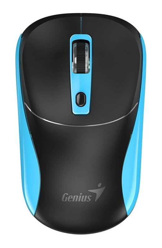 Mysz bezprzewodowa, Genius NX-7123, czarno-niebieski, optyczna, 1200DPI