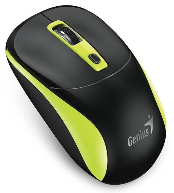 Mysz bezprzewodowa, Genius NX-7123, czarno-zielona, optyczna, 1200DPI