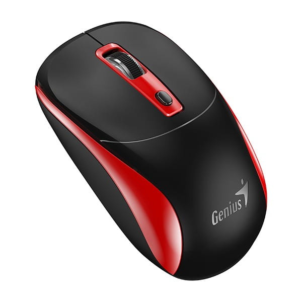 Mysz bezprzewodowa, Genius NX-7123, czarno-czerwona, optyczna, 1200DPI