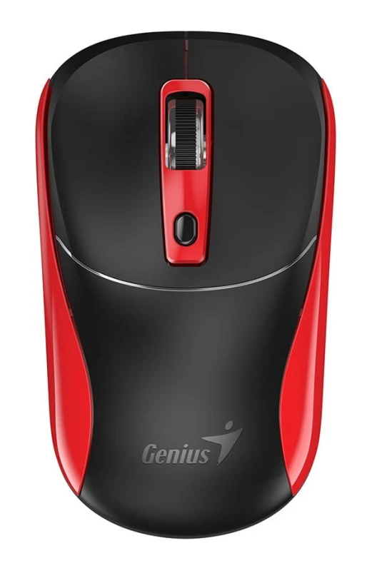 Mysz bezprzewodowa, Genius NX-7123, czarno-czerwona, optyczna, 1200DPI