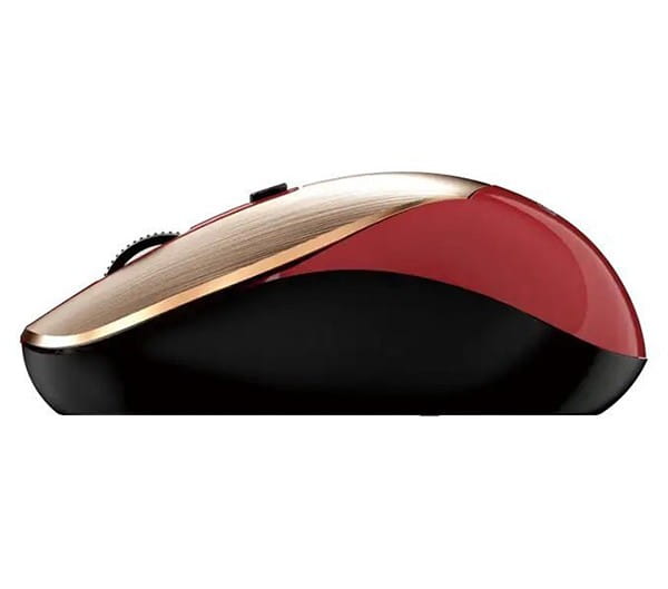 Mysz bezprzewodowa, Genius NX-7125, czerwono-złoty, optyczna, 1200DPI