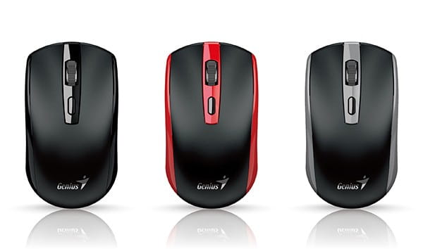 Mysz bezprzewodowa, Genius ECO-8150, czarno-szara, optyczna, 1200DPI