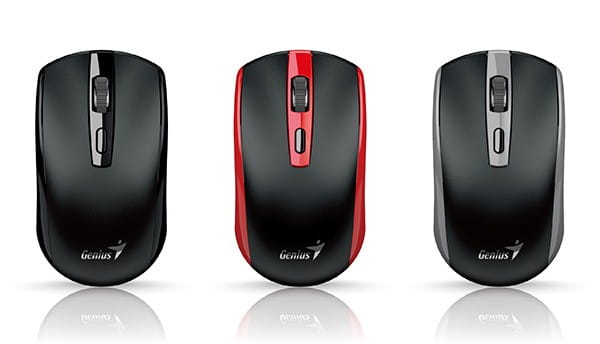Mysz bezprzewodowa, Genius ECO-8150, czarna, optyczna, 1200DPI