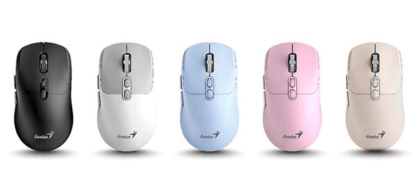 Mysz bezprzewodowa, Genius NX-8080S BT, niebieska, optyczna, 1600DPI