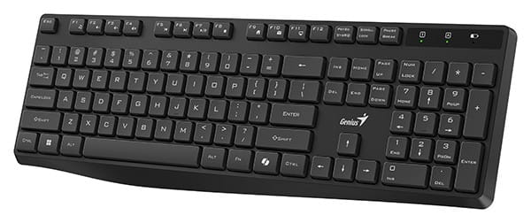 Genius KB-7200 COPILOT, klawiatura AAA, CZ/SK, 2.4 [Ghz], bezprzewodowa, czarna