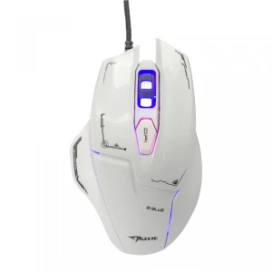 Mysz przewodowa, E-blue Mazer, biała, optyczna, 2500DPI