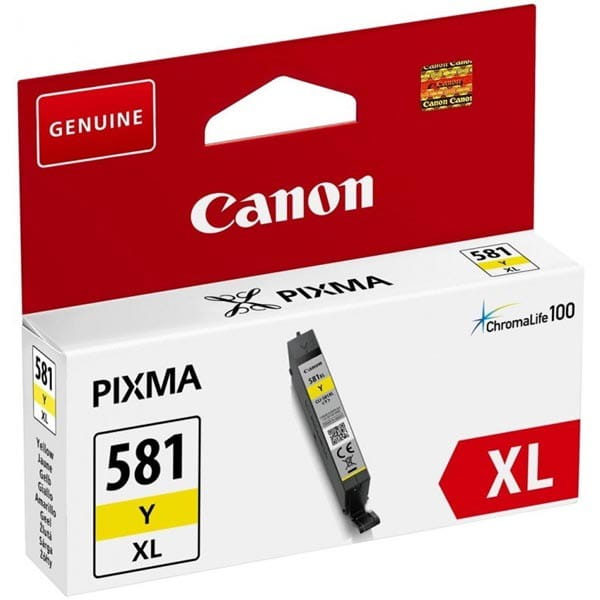 Canon oryginalny ink / tusz CLI-581Y XL, yellow, 8,3ml, 2051C001, very high capacity, Canon PIXMA TR7550,TR8550,TS6150,TS6151,TS81
