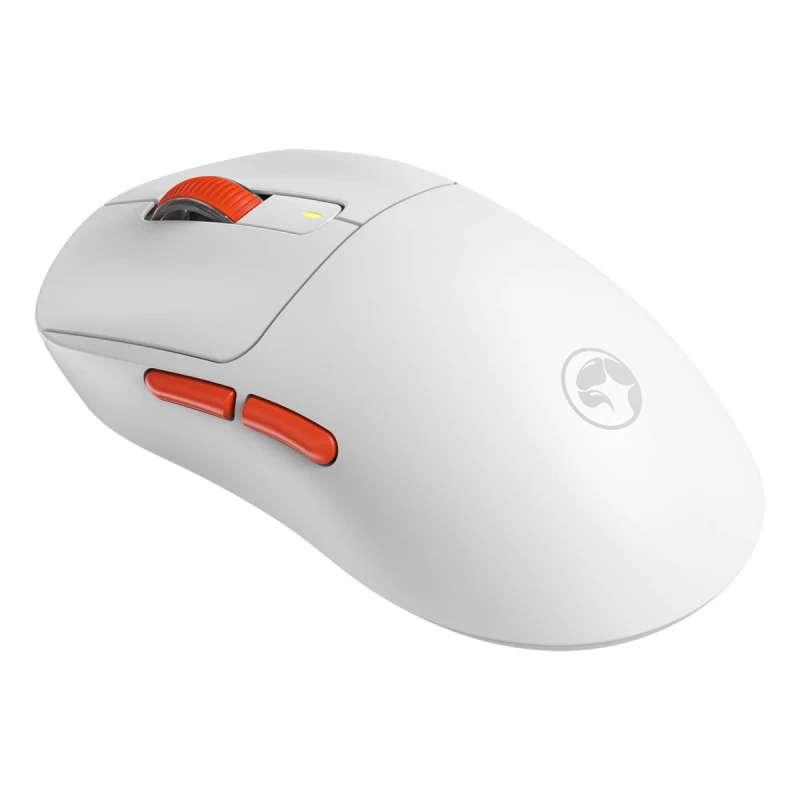 Mysz Marvo NIRO 60, biała, optyczna, 12000DPI, Tri-Mode