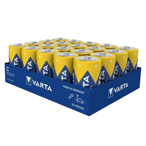 Bateria alkaliczna, ogniwo format C, C, 1.5V, Varta, folia, 20-pack, VAR-LR14IND, Industrial Pro