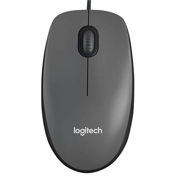Mysz przewodowa, Logitech M90, szara, optyczna, 1000DPI