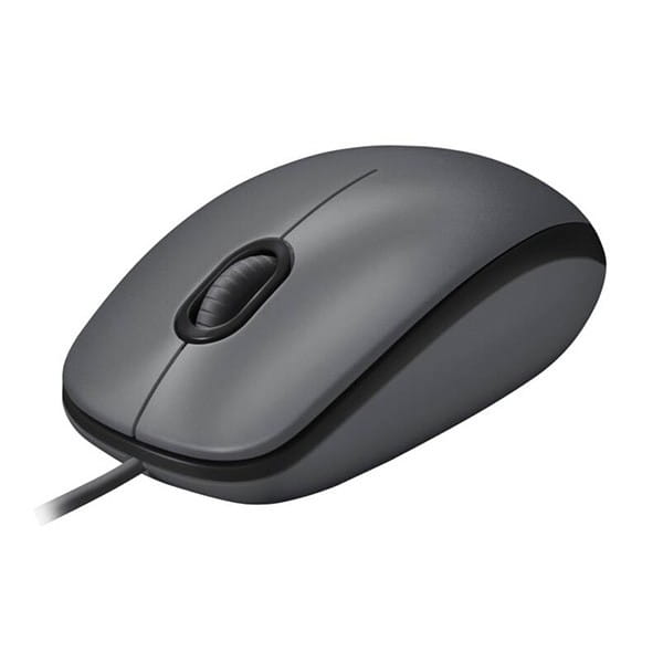 Mysz przewodowa, Logitech M90, szara, optyczna, 1000DPI