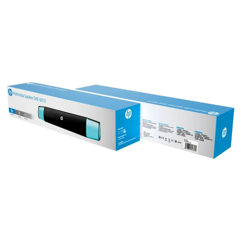 HP Soundbar DHE-6010, 6W, czarny, 3,5 mm jack/ bluetooth, podświetlenie