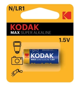 Bateria jednorazowa alkaliczna, specjalny, LR1, 1.5V, Kodak, blistr, 1-pack, KOD-LR1, alkaliczna