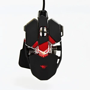 Mysz przewodowa, Red Fighter M1, czarna, optyczna, 4000DPI
