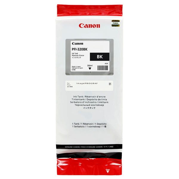Canon oryginalny ink / tusz PFI320BK, black, 300ml, 2890C001, Canon TM-200, 205, 300, 305
