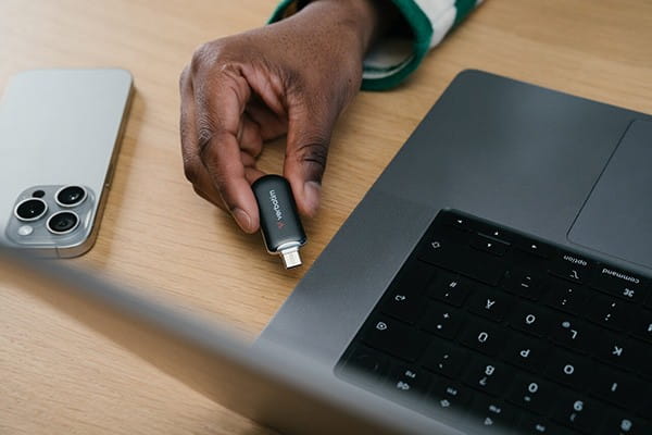 Verbatim USB flash disk, USB C a USB 3.2 Gen 1, 512GB, Dual QuickStick, szary, 30227, USB C, z oczkiem na brelok
