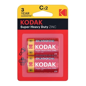 Bateria jednorazowa cynkowo-węglowa, paluszek, LR14, 1.5V, Kodak, blistr, 2-pack, KOD-R14, Extra Heavy Duty