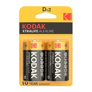 Bateria jednorazowa alkaliczna, paluszek, LR20, 1.5V, Kodak, blistr, 2-pack, KOD-LR20XT, Alkaline XTRALIFE