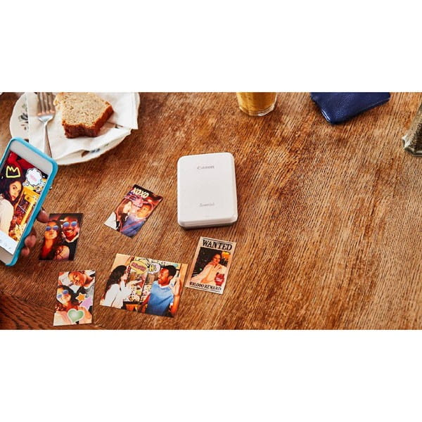 Canon ZINK Photo Paper, foto papier, bez marginesu typ połysk, Zero Ink typ biały, 5x7,6cm, 2x3", 20 szt., 3214C002, termo