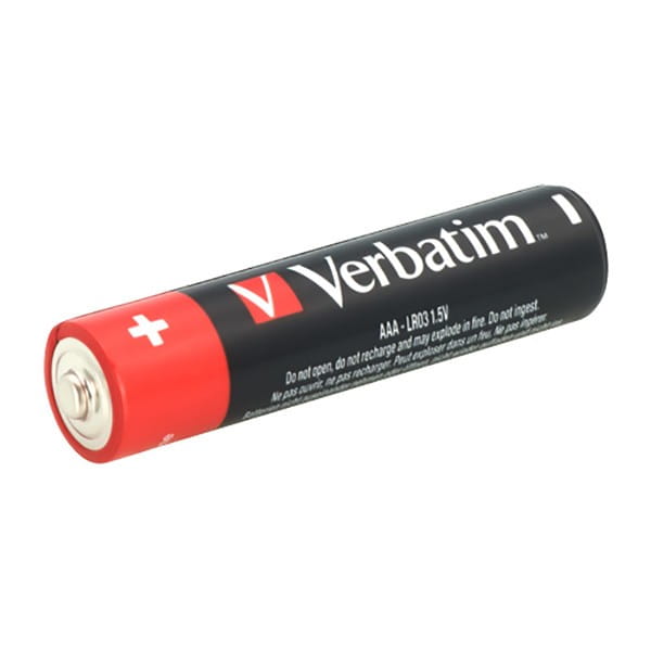 Bateria jednorazowa alkaliczna, paluszek, AAA, 1.5V, Verbatim, blistr, 8-pack, 49502