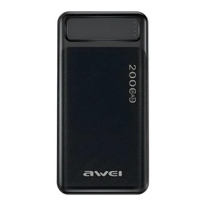 Powerbank Awei P6K 20000mAh 2xUSB 1xUSB-C 1xmicroUSB czarny