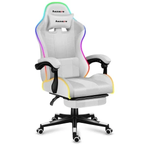 Fotel gamingowy Huzaro FORCE 4.7 RGB White Mesh - USZ OPAK