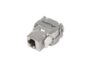 Moduł Keystone Lanberg gniazdo RJ45 -> LSA beznarzędziowy FTP kat.6 180° do puszki montażowej - BRAK OPAK