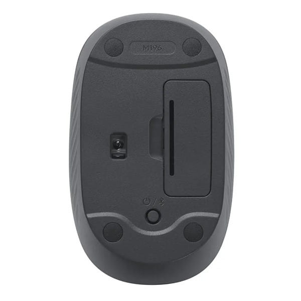 Logitech M196 Bluetooth Mysz bezprzewodowa, szara, 1000DPI