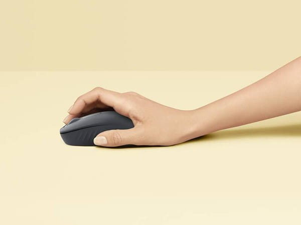 Logitech M196 Bluetooth Mysz bezprzewodowa, szara, 1000DPI