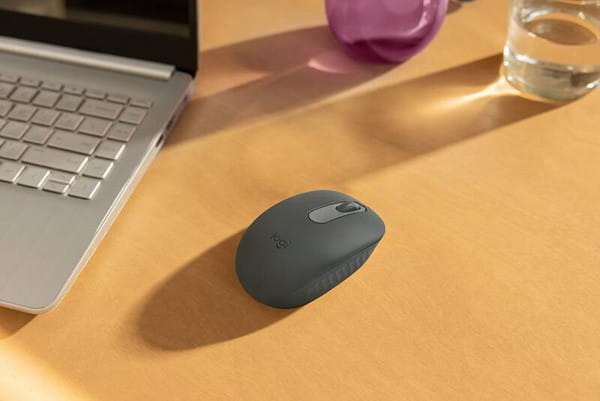 Logitech M196 Bluetooth Mysz bezprzewodowa, szara, 1000DPI