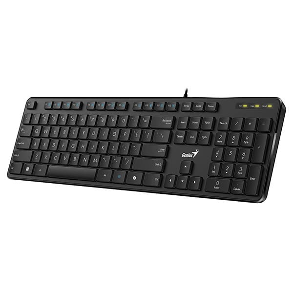 Genius Slimstar M200 Copilot klawiatura przewodowa (USB) CZ/SK, czarna
