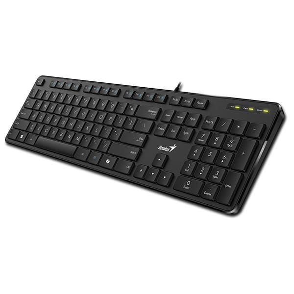 Genius Slimstar M200 Copilot klawiatura przewodowa (USB) CZ/SK, czarna