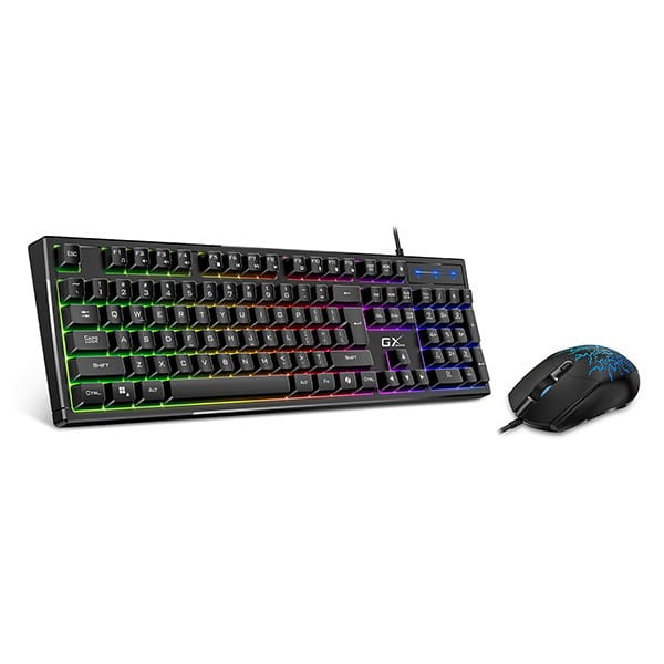 Genius GX GAMING Scorpion KM-GX3 Zestaw klawiatur przewodowa CZ/SK, czarna mechaniczna