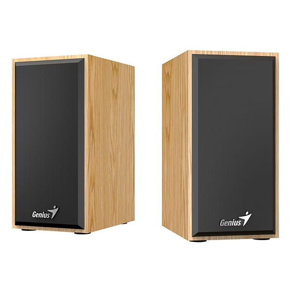 Genius głośniki SP-HF180, 6W, brązowe, drewniane