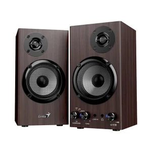 Genius głośniki SP-HF520BT, 20W, brązowy, drewniane, AUX/Bluetooth 5.3