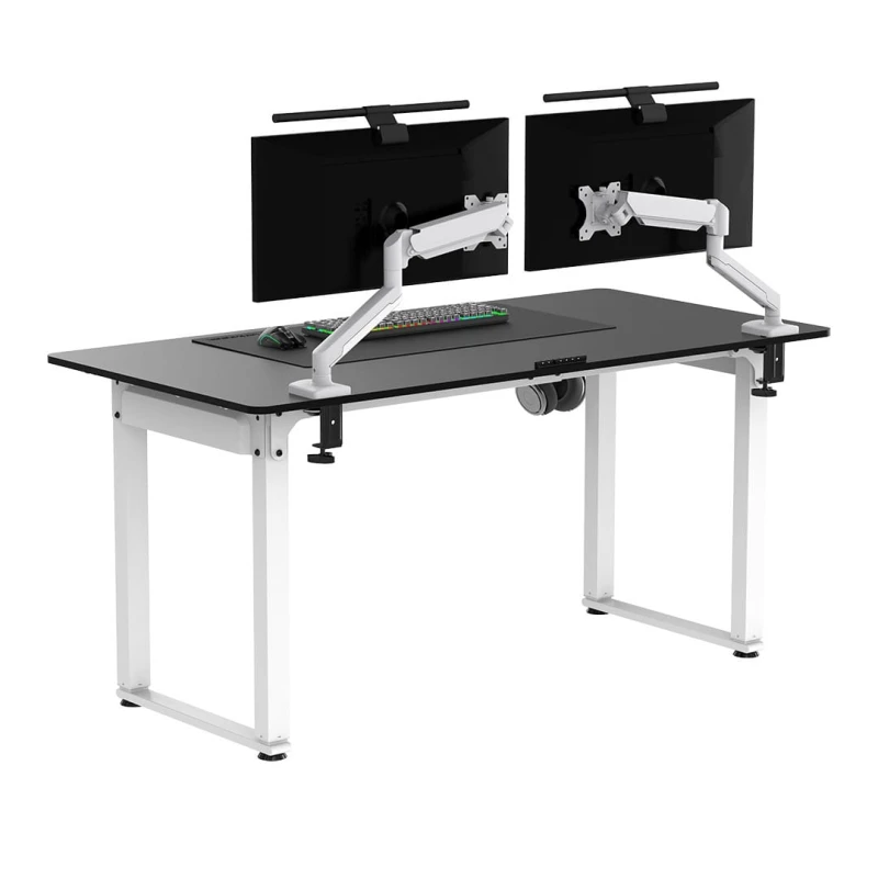 Biurko, elektycznie regulowany, 160X75 cm, 72-118 cm, UPLIFT, z podkładką pod mysz XXL, ULTRADESK