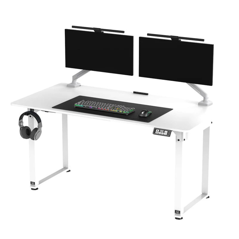 Biurko, elektycznie regulowany, 160x75 cm, 72-118 cm, UPLIFT, z podkładką pod mysz XXL, ULTRADESK