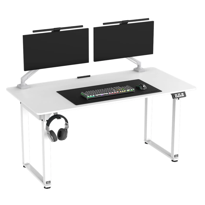 Biurko, elektycznie regulowany, 160x75 cm, 72-118 cm, UPLIFT, z podkładką pod mysz XXL, ULTRADESK
