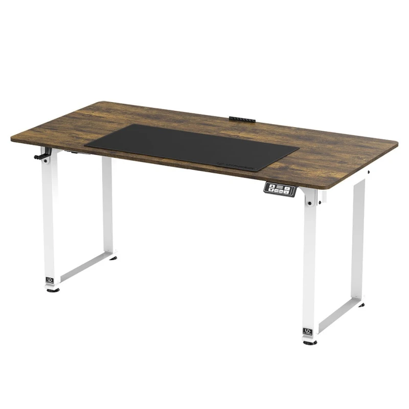 Biurko, elektycznie regulowany, 160x75 cm, 72-118 cm, UPLIFT, z podkładką pod mysz XXL, ULTRADESK