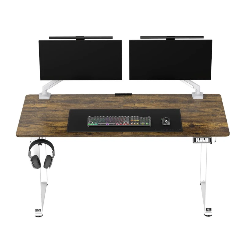 Biurko, elektycznie regulowany, 160x75 cm, 72-118 cm, UPLIFT, z podkładką pod mysz XXL, ULTRADESK