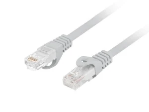 Patchcord Lanberg UTP kat.6 0,5m LSZH CU fluke passed szary - BRAK OPAK