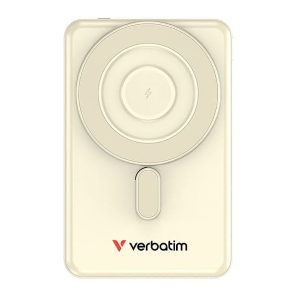 Verbatim, 5V, ładowanie telefonu, 32253, 5 000mAh, Mocowanie magnetyczne, złota