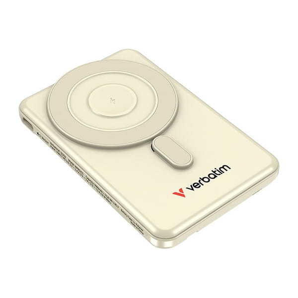 Verbatim, 5V, ładowanie telefonu, 32253, 5 000mAh, Mocowanie magnetyczne, złota