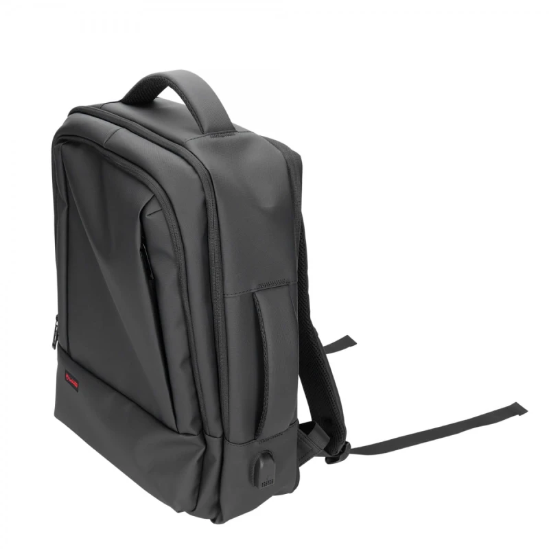 Plecak na  notebook 17.1", URBANO 40, szary, nylon, Marvo