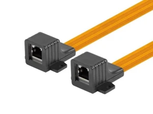 Adapter Lanberg złączka sieciowa przelotka okienna RJ45 kat.5E 17cm - PO TEST